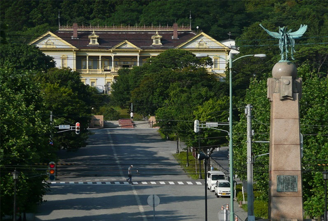 元町地区的斜坡