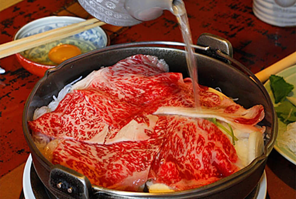 Japanese Wagyu beef and Sukiyaki