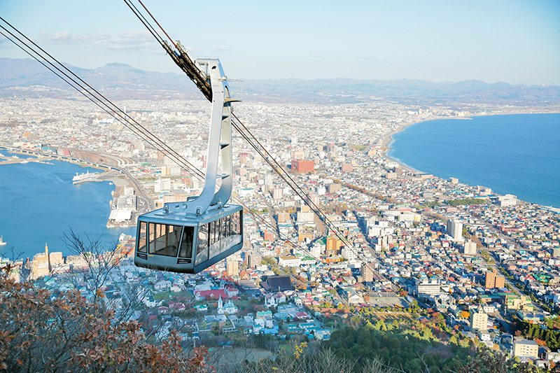 야경 명소인 하코다테산에 오르는 방법