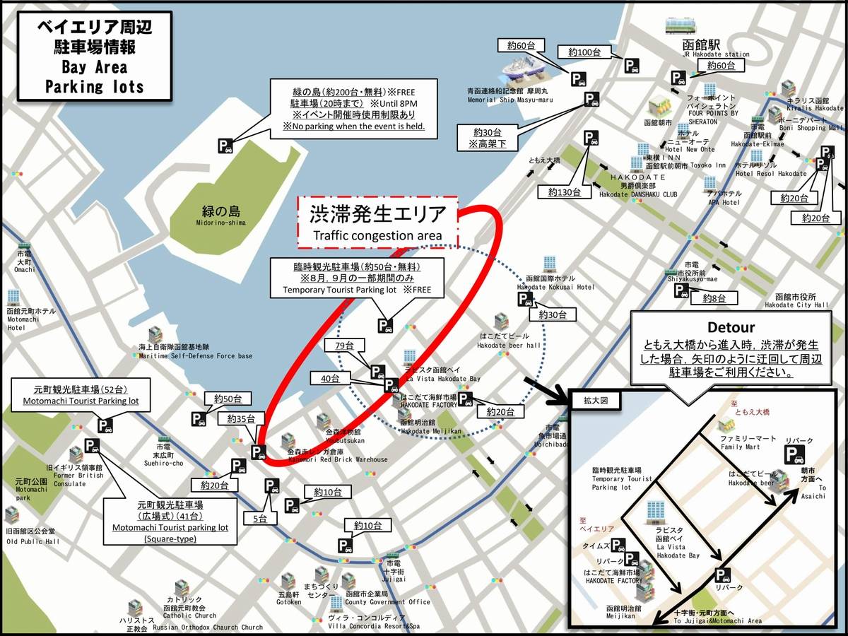 ข้อมูลลานจอดรถในบริเวณ Bay Area สำหรับฤดูร้อน ปี 2018